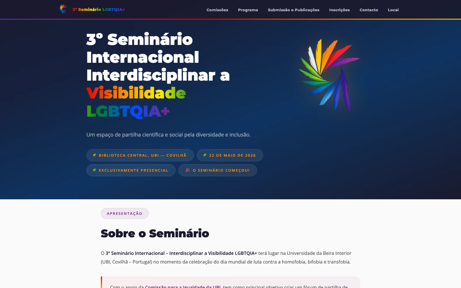 3º Seminário Internacional LGBTQIA+